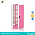 pink one drawer design steel baby kids wardrobe india